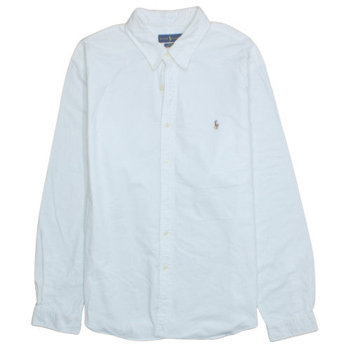 Ralph Lauren Men’s White Slim Fit Oxford Button-Down Shirt 2XL