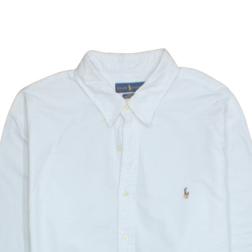 Ralph Lauren Men’s White Slim Fit Oxford Button-Down Shirt 2XL