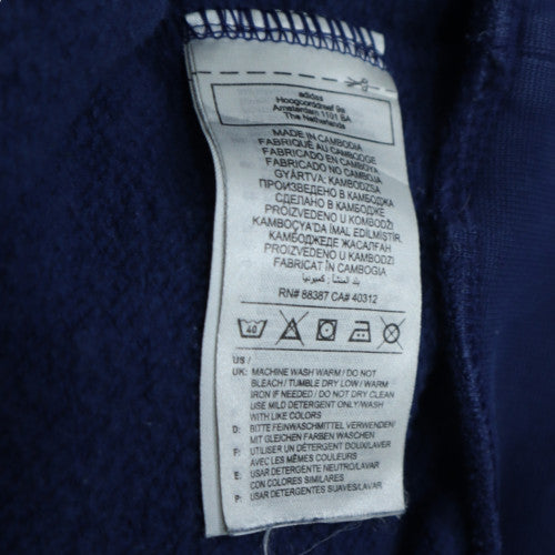 Adidas Men's Blue Pullover Hoodie Size M Fleece Sportswear
