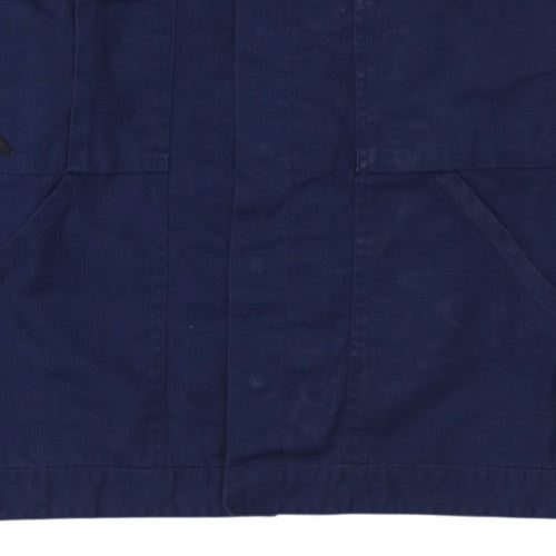 BP Men's Blue Cotton Workwear Jacket 3XL Regular Fit