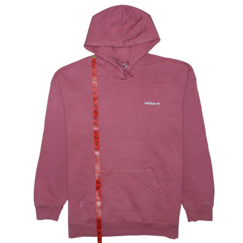 Adidas Women’s Pink Pullover Hoodie Size L Cotton Casual