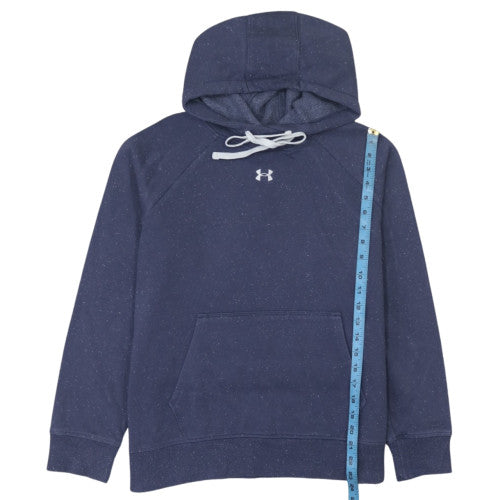 Under Armour Women's Blue Medium Pullover Hoodie with Logo