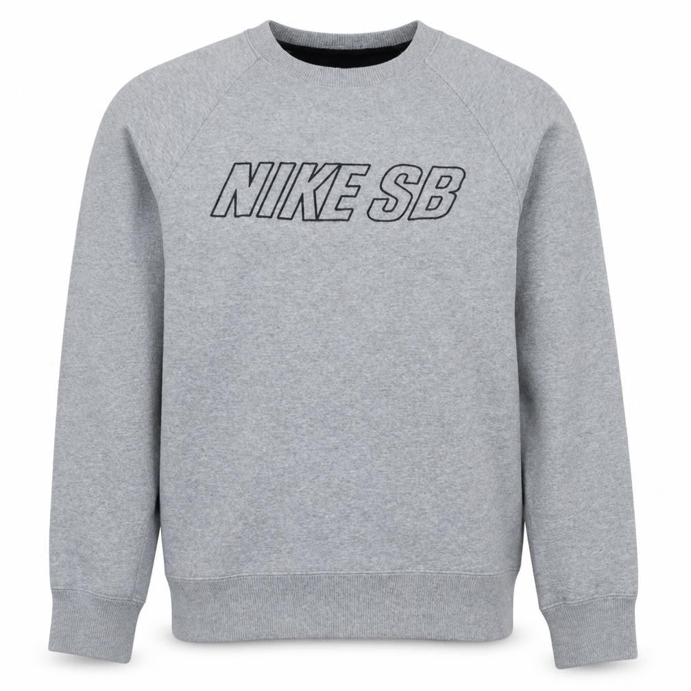 Nike SB Men's Grey Pullover Crew Neck Sweatshirt Size L