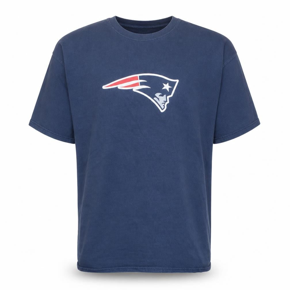 NFL Team Apparel Men's Navy Blue 2XL Crew Neck Graphic T-Shirt