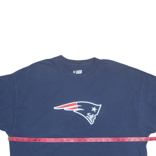 NFL Team Apparel Men's Navy Blue 2XL Crew Neck Graphic T-Shirt
