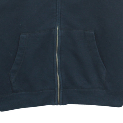 Nike Women’s Black Full Zip Hoodie Size L Cotton Blend Sweatshirt