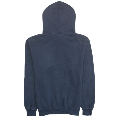 Dickies Men's Blue Pullover Hoodie Large Fleece Logo Sweatshirt