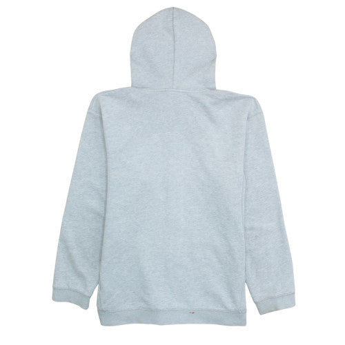 Nike Boys Grey Full Zip Hoodie Size L (12-13 Years) Fleece Sweatshirt