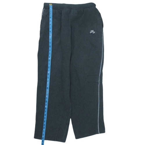 Nike Air Men's Black Fleece Sweatpants L Regular Fit Casual Trousers