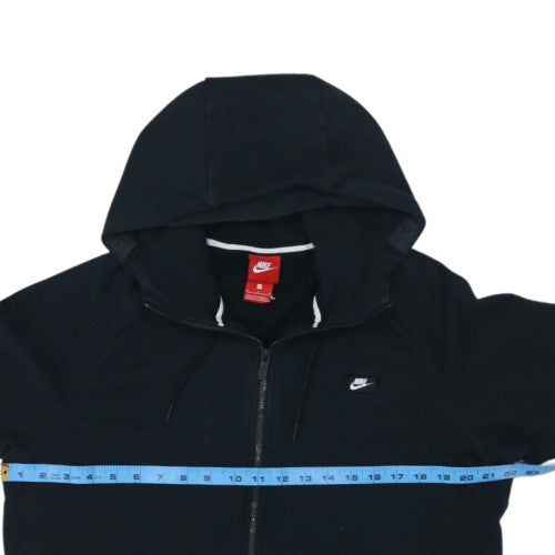 Nike Men's Black Full Zip Hoodie Size L Regular Fit Sportswear