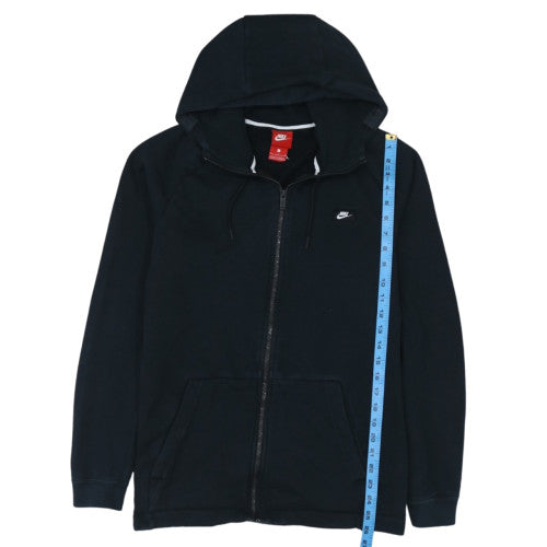 Nike Men's Black Full Zip Hoodie Size L Regular Fit Sportswear