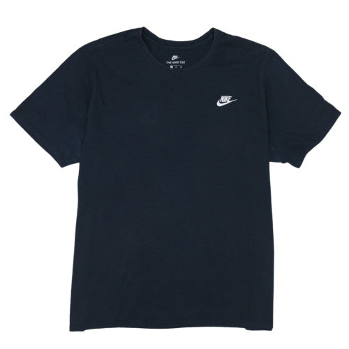 Nike Men's Black Crew Neck Cotton T-Shirt Size L