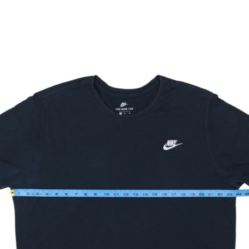 Nike Men's Black Crew Neck Cotton T-Shirt Size L