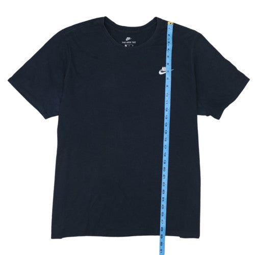 Nike Men's Black Crew Neck Cotton T-Shirt Size L