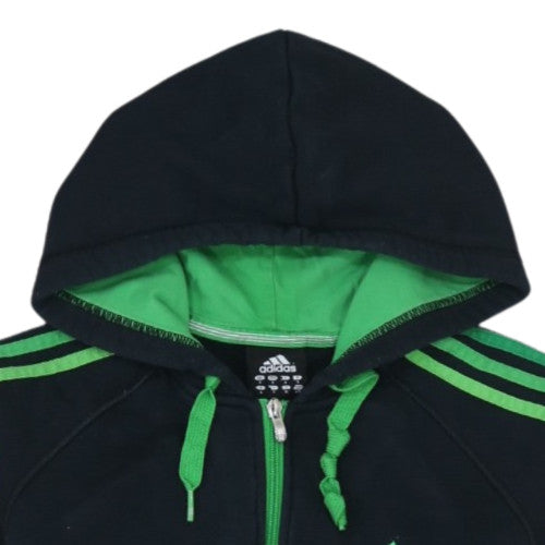 Adidas Men's Black Full Zip Hoodie S Sports Fleece Essentials
