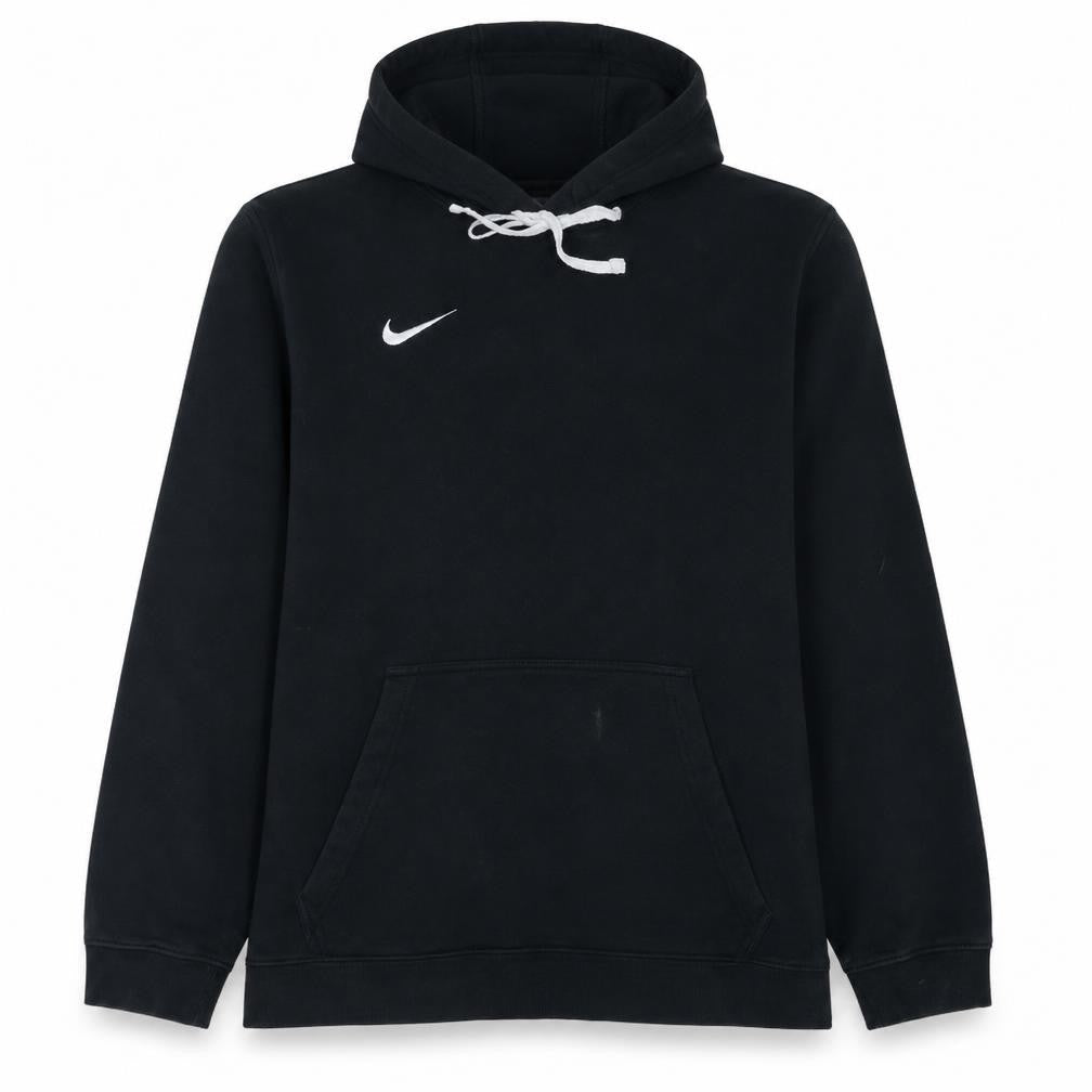 Nike Men's Black XL Pullover Hoodie with Logo and Pockets