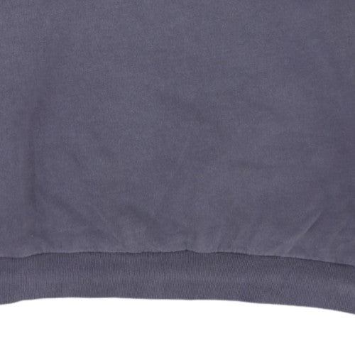 Lee Womens Grey Pullover Hoodie Size 8 100% Cotton Casual Sweatshirt