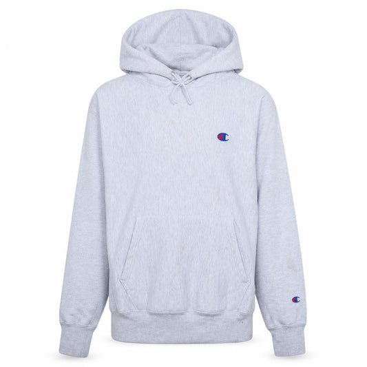 Champion Men's Grey Reverse Weave Pullover Hoodie Size S