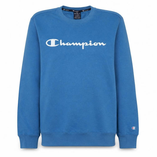 Champion Men's Blue Crew Neck Pullover Sweatshirt Size L