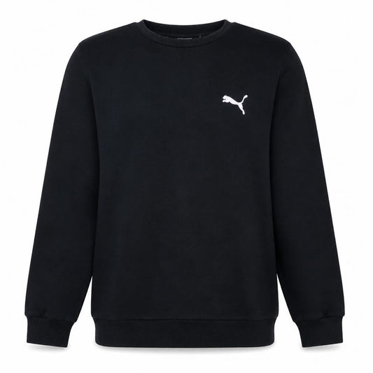 Puma Men's Black Crew Neck Pullover Sweatshirt Size M
