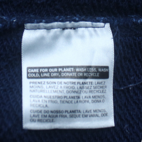 Levi's Women's Navy Full Zip Hoodie Size S Cotton Blend