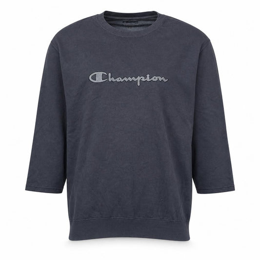 Champion Men's Grey 2XL Pullover Crew Neck Sweatshirt Vintage Logo