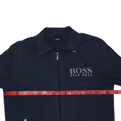 Hugo Boss Men's Black Regular Fit Track Jacket Size L