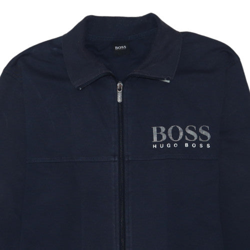 Hugo Boss Men's Black Regular Fit Track Jacket Size L