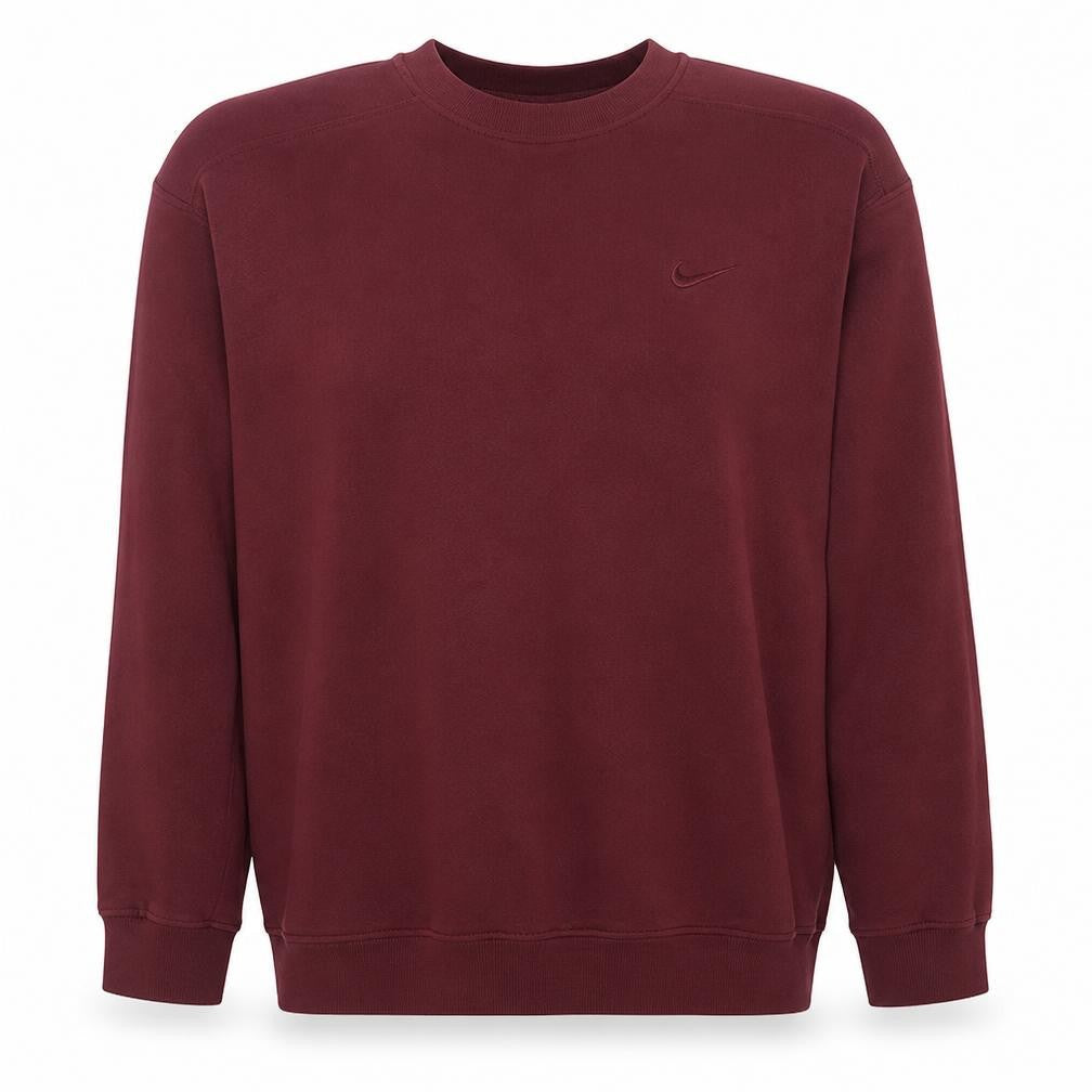 Nike Men's Red XL Pullover Sweatshirt Vintage Fleece Crew Neck