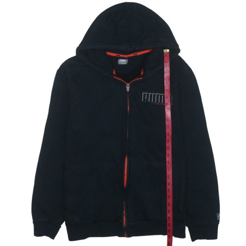 Puma Men's Black XL Full Zip Fleece Hoodie
