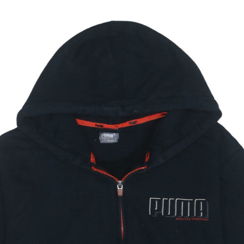 Puma Men's Black XL Full Zip Fleece Hoodie