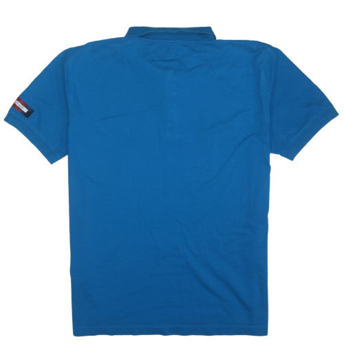 Tommy Hilfiger Men Blue Polo Shirt XL Regular Fit Cotton
