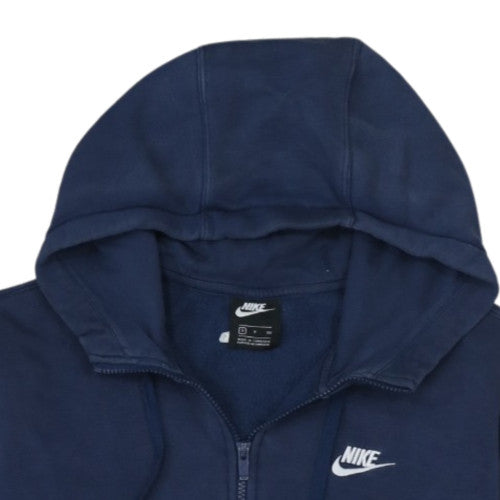 Nike Men’s Blue Full Zip Hoodie Sweatshirt Size S Regular Fit