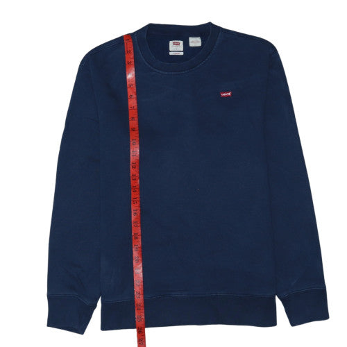 Levi's Men's Navy Blue Crew Neck Sweatshirt Size S Classic Fit