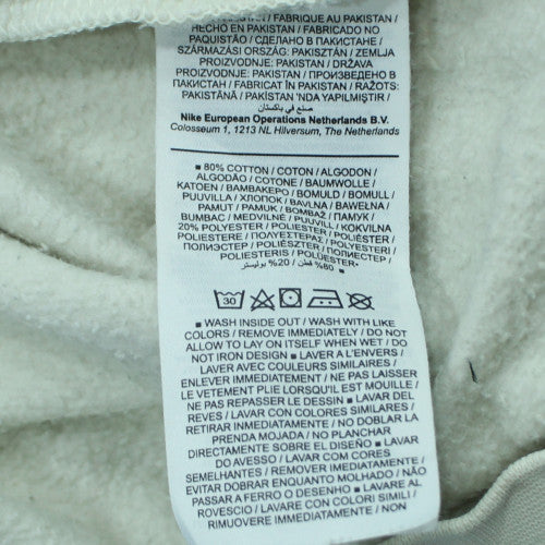 Nike Women's Beige 1/4 Zip Sweatshirt Medium Fleece Pullover