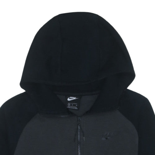 Nike Men's Black Full Zip Hoodie Size M Fleece Sweatshirt