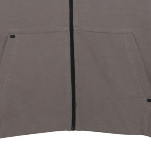 Nike Men's Beige Full Zip Hoodie XL Cotton Blend
