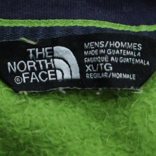 The North Face Mens Green XL Pullover Hoodie Cotton Blend