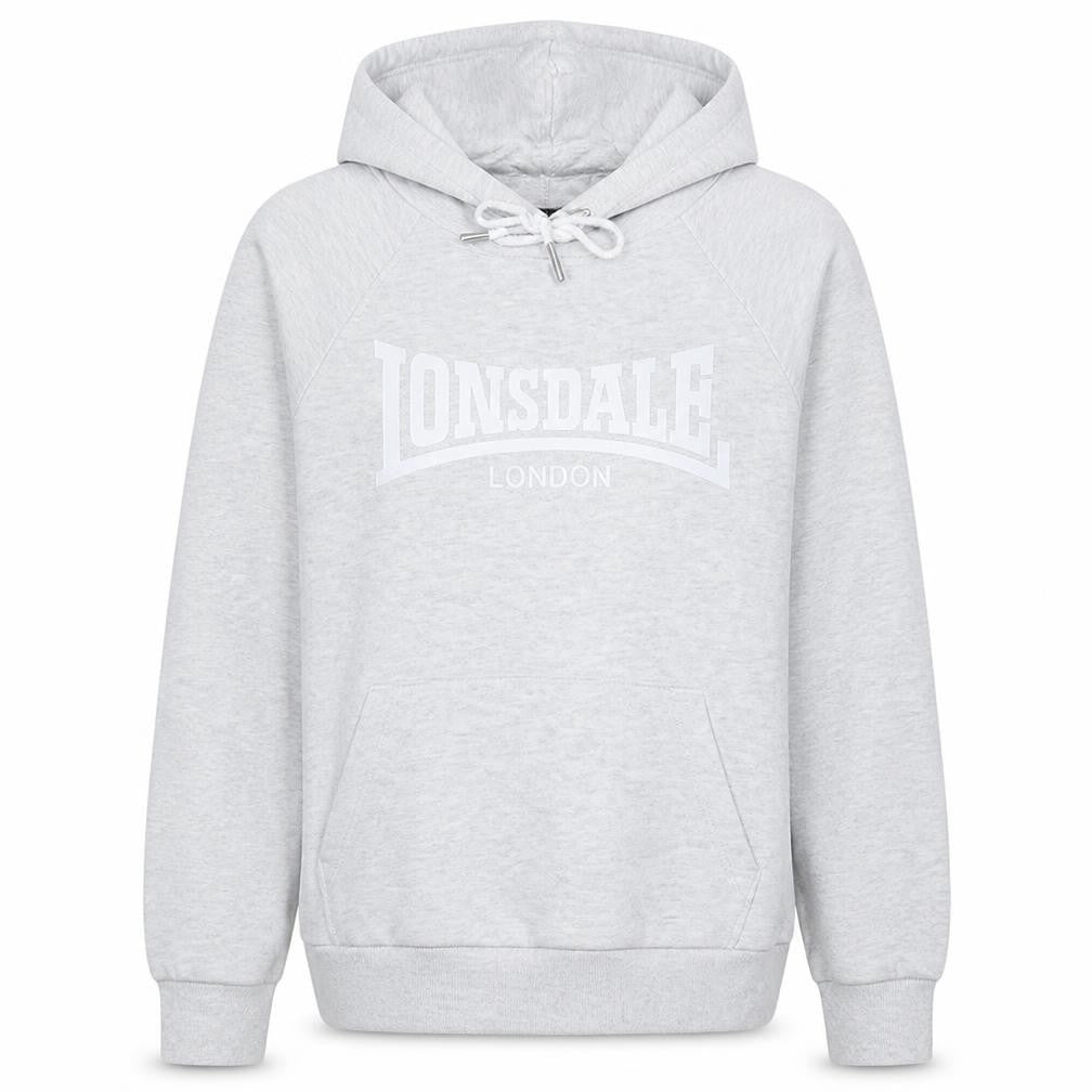 Lonsdale London Women's Grey Size 14 Pullover Hoodie