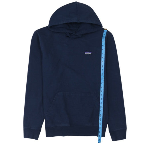 Patagonia Men's Blue Pullover Hoodie L Regular Fit Fleece