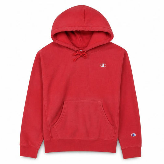 Champion Women’s Red Reverse Weave Pullover Hoodie Size L