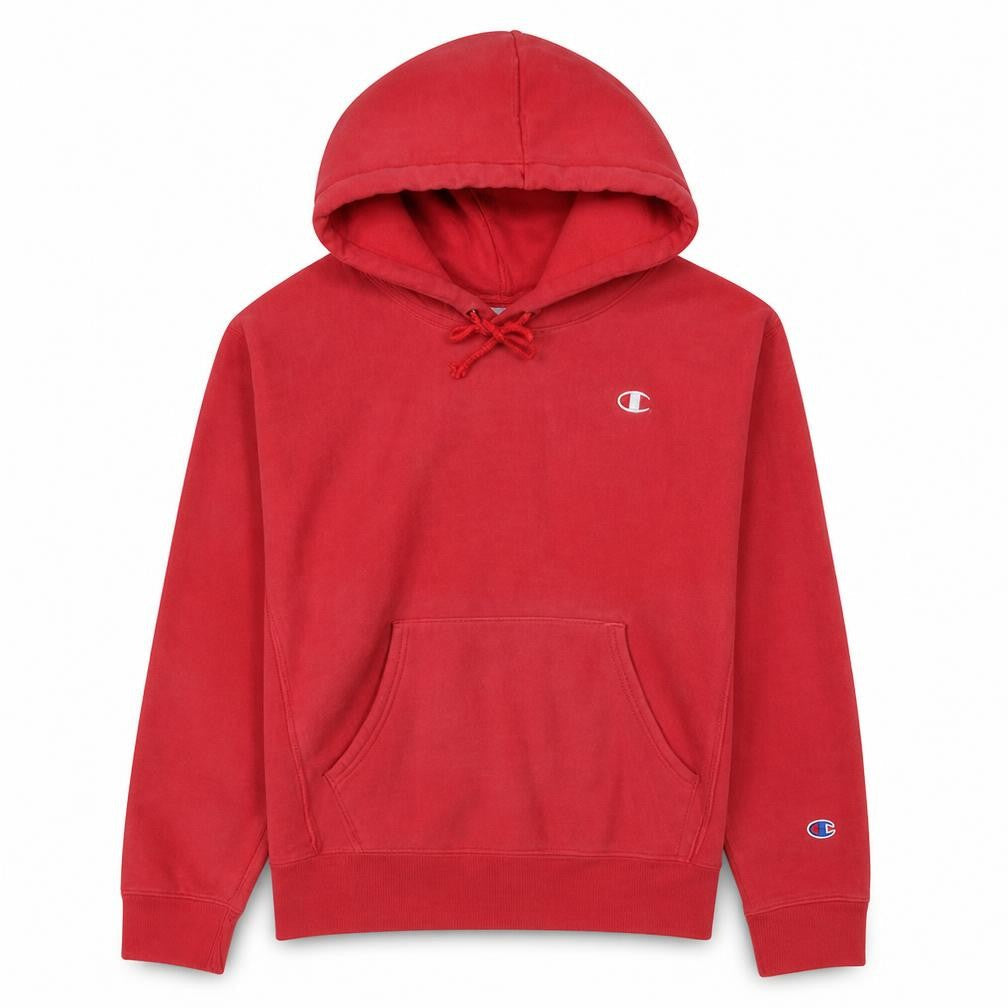 Champion Women’s Red Reverse Weave Pullover Hoodie Size L