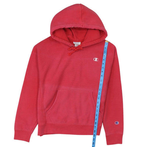 Champion Women’s Red Reverse Weave Pullover Hoodie Size L