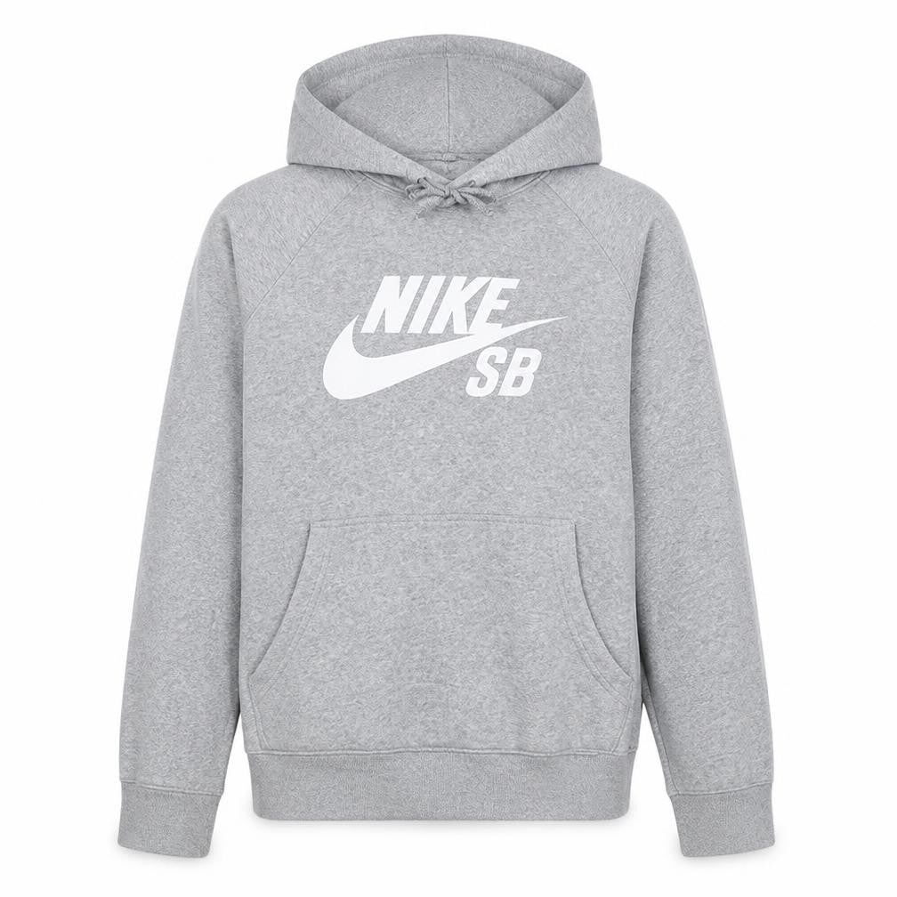 Nike SB Men's Grey Pullover Hoodie Medium Regular Fit Sports Fleece