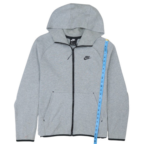 Nike Men's Grey Full Zip Hoodie Size M Sportswear