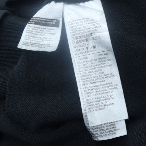 Levi's Men's Blue Logo Crew Neck Pullover Sweatshirt Size M