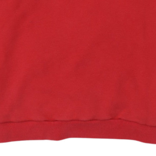 FILA Women's Red Classic Crew Neck Sweatshirt Size 18 Cotton Blend