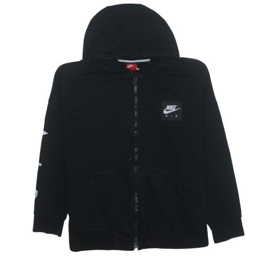 Nike Air Black Full Zip Hoodie Mens L Hooded Sweatshirt