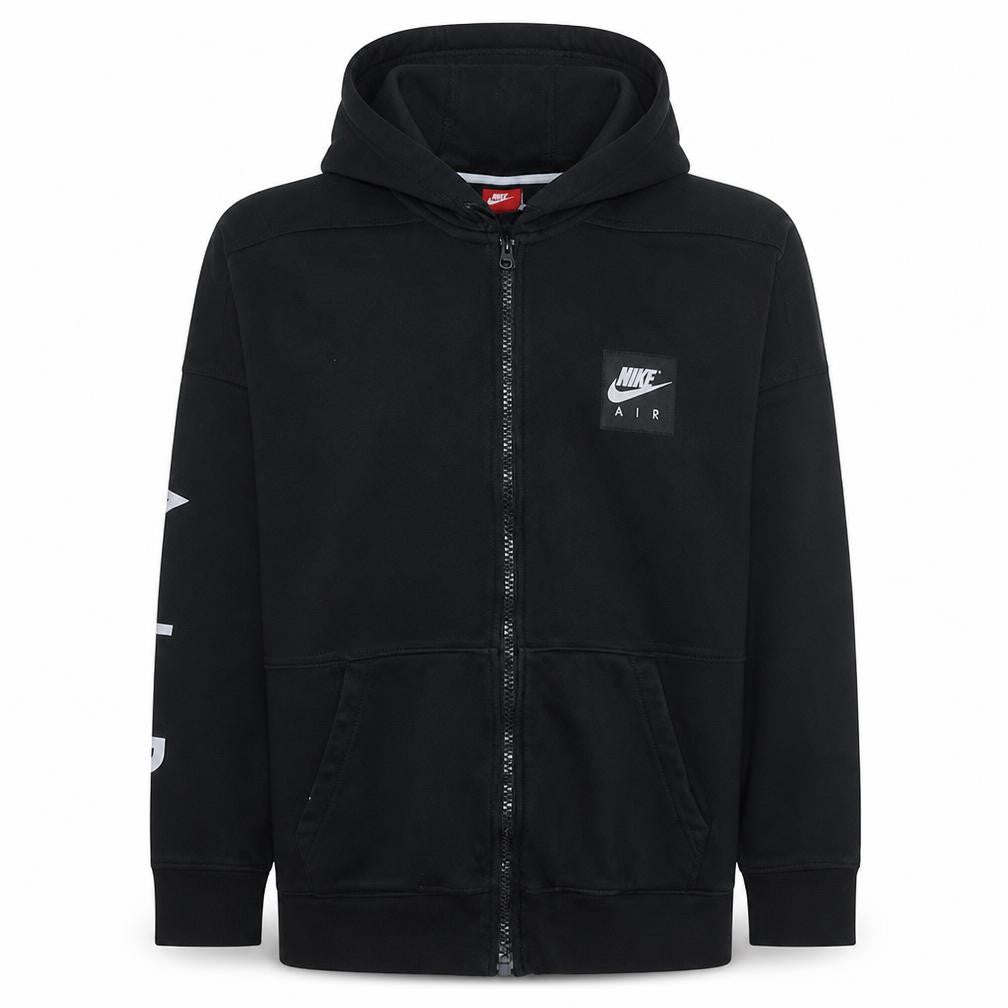 Nike Air Black Full Zip Hoodie Mens L Hooded Sweatshirt
