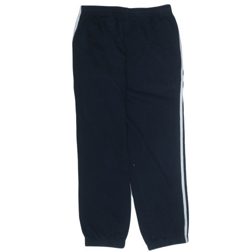 Adidas Men's Black Regular Fit Fleece Sweatpants L